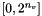 $[0,2^{n_v}]$